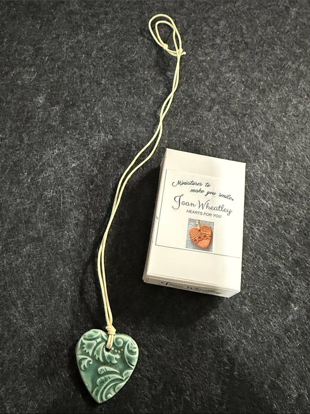 Green Heart Pendant Necklace